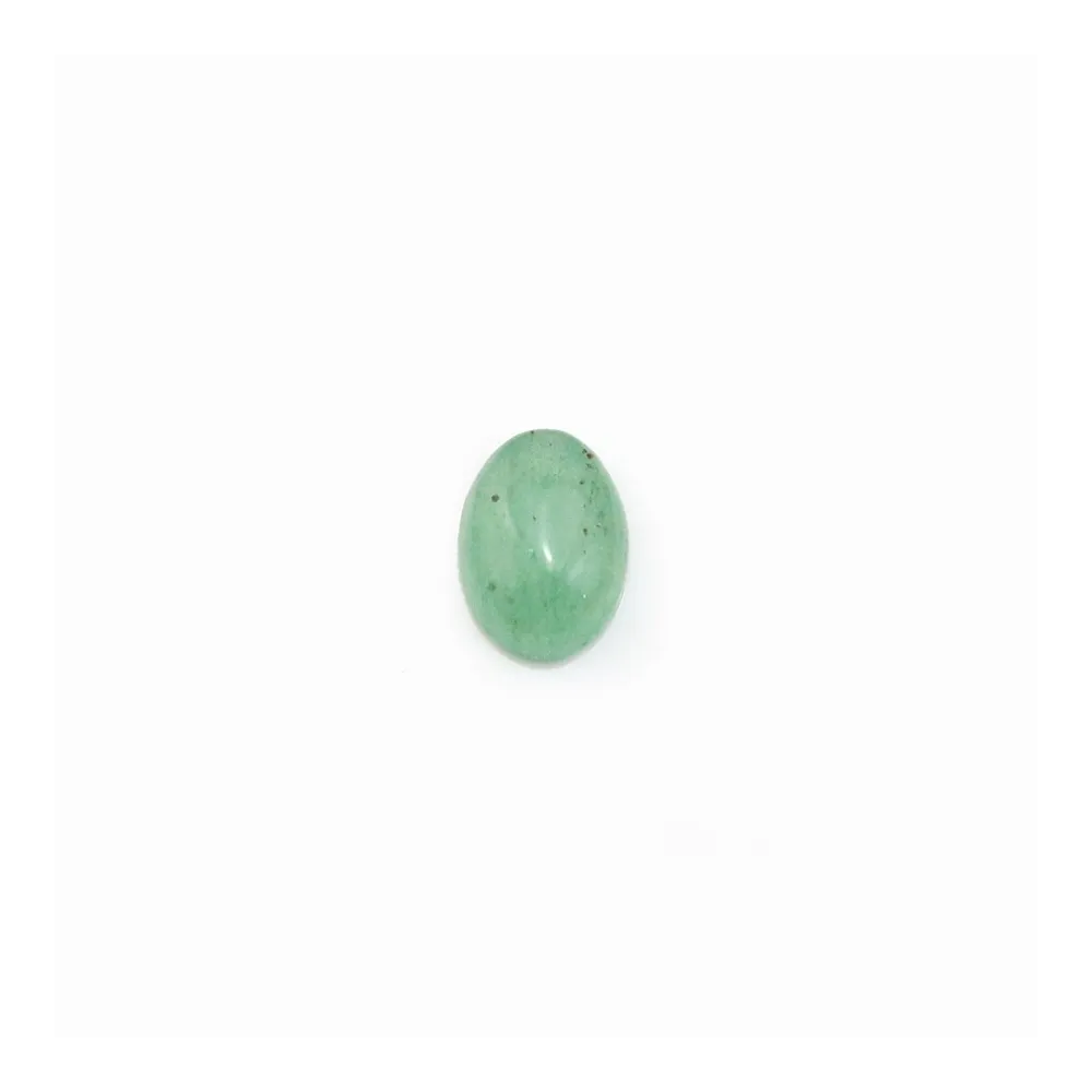 Cabochon Avanturine vert Ovale 5x7mm x 4pcs