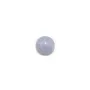 Cabochon de calcédoine bleu, de forme ronde, 6mm x 4pcs