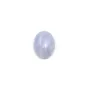 Cabochon de calcédoine bleu, de forme ovale, 7 * 9mm x 4pcs