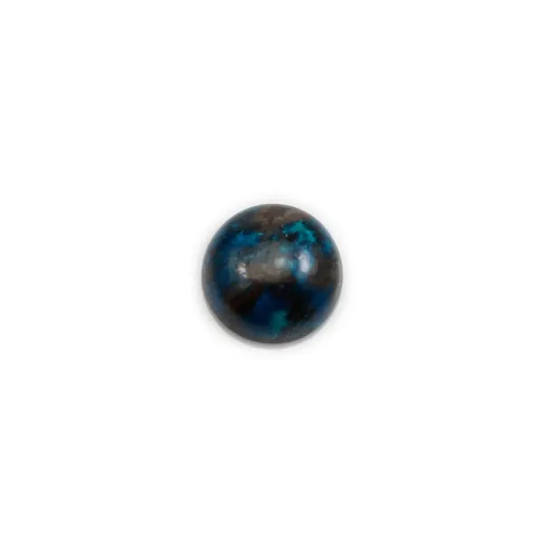 Cabochon chryscolle,en forme de rond 8mm x 2pcs