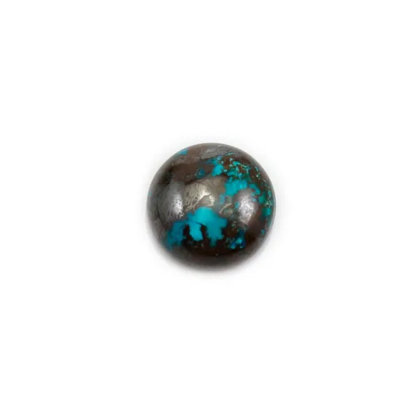 Cabochon chryscolle,en forme de rond 10mm x 1pc