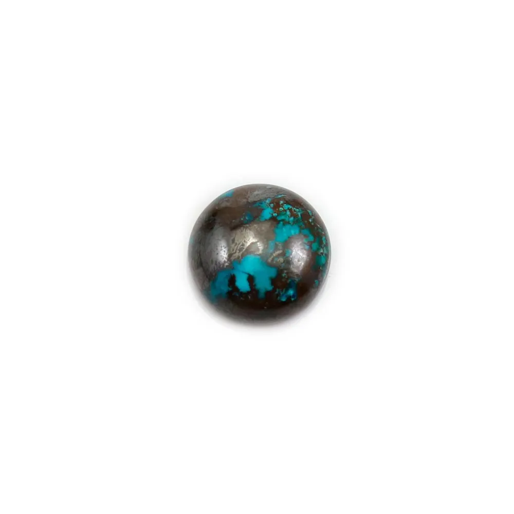 Cabochon chryscolle,en forme de rond 10mm x 1pc