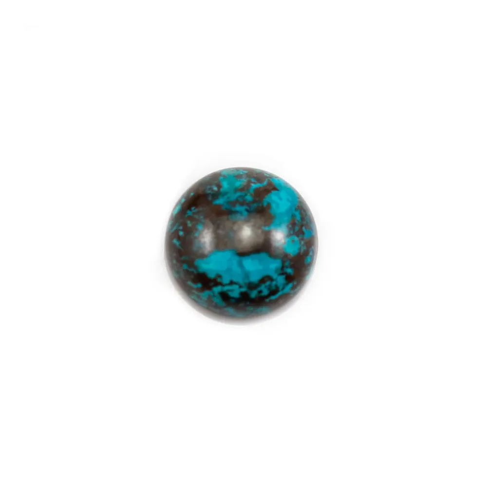 Cabochon chryscolle,en forme de rond 12mm x 1pc