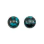 Cabochon chryscolle,en forme de rond 12mm x 1pc