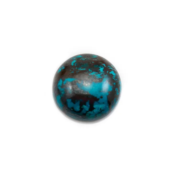 Cabochon chryscolle,en forme de rond 14mm x 1pc