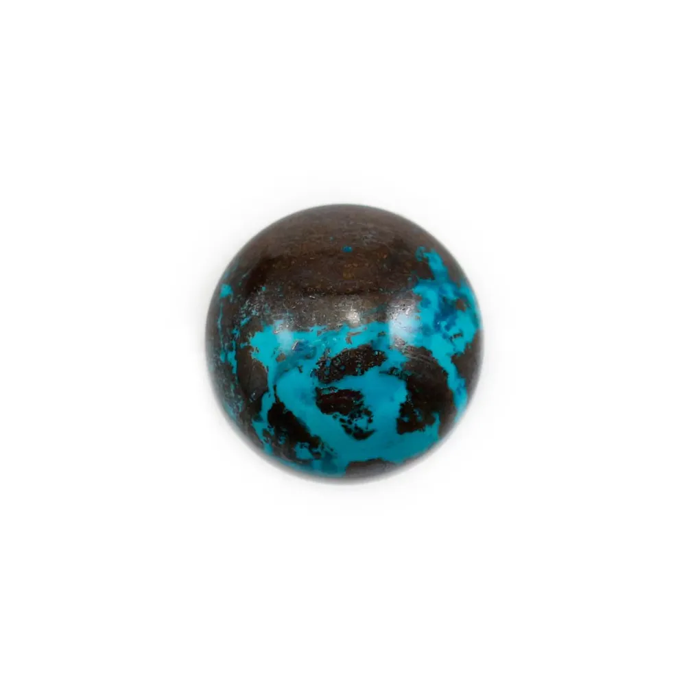 Cabochon chryscolle,en forme de rond 16mm x 1pc