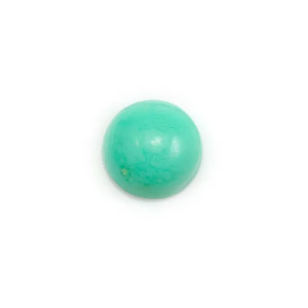 Cabochon de chrysoprase,de forme ronde,7mm x 2pcs