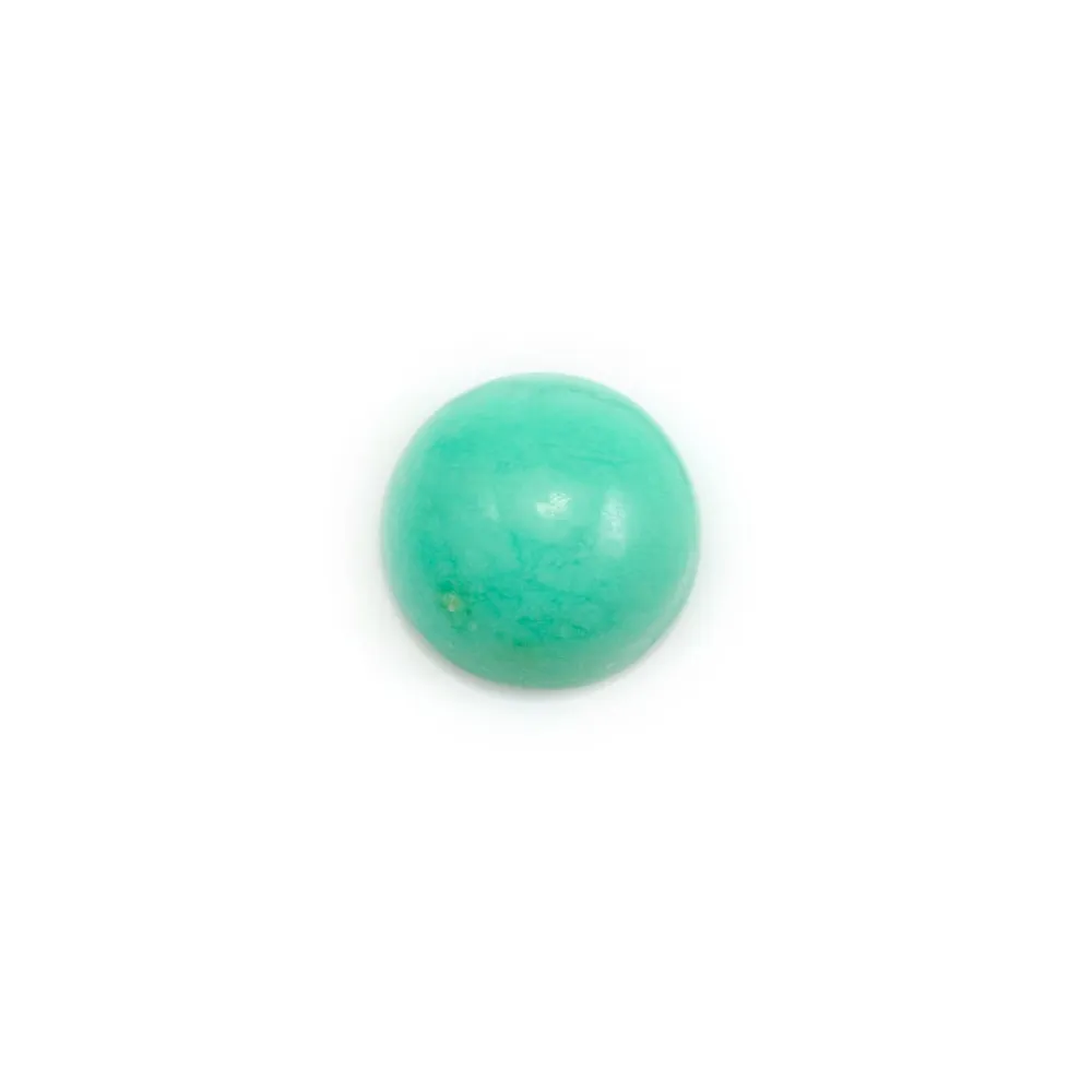 Cabochon de chrysoprase,de forme ronde,10mm x 1pc