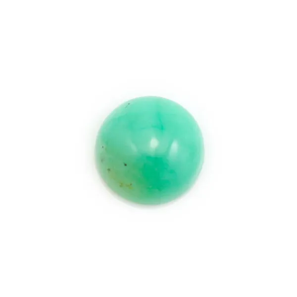 Cabochon de chrysoprase,de forme ronde,7mm x 2pcs