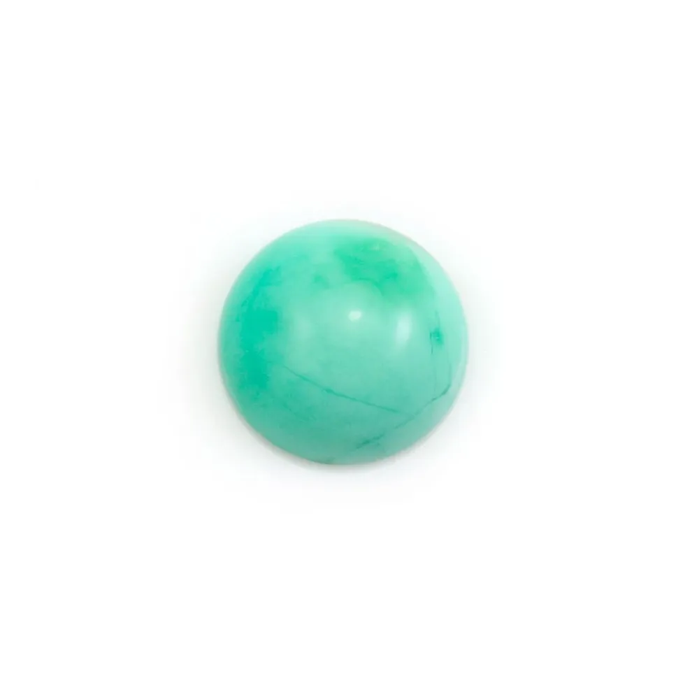 Cabochon de chrysoprase,de forme ronde,12mm x 1pc