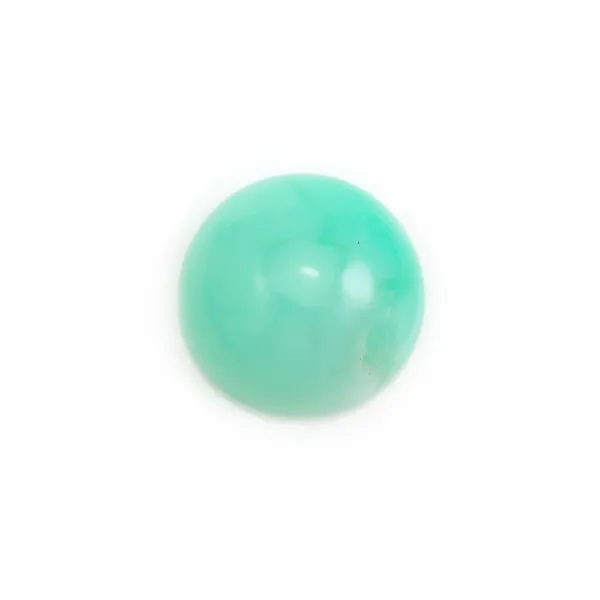 Cabochon de chrysoprase,de forme ronde,7mm x 2pcs