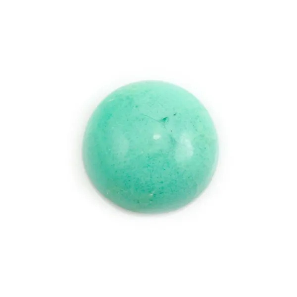 Cabochon de chrysoprase,de forme ronde,7mm x 2pcs