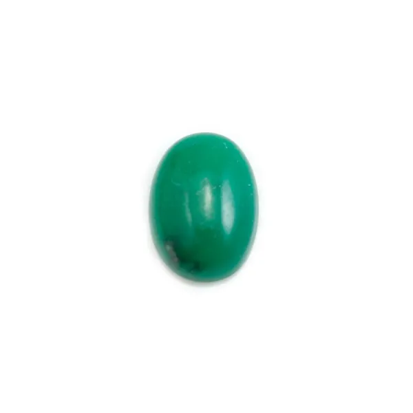 Cabochon de chrysoprase,de forme ronde,7mm x 2pcs