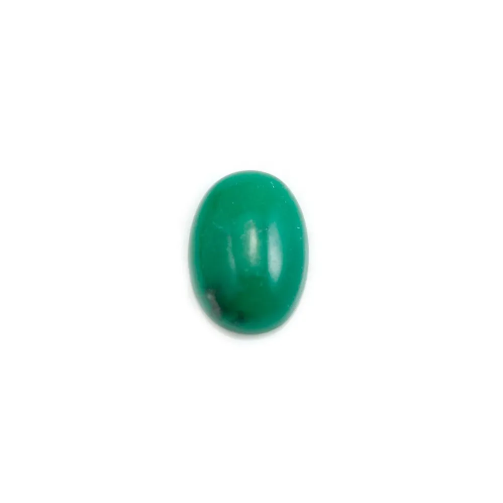 Cabochon de chrysoprase,de forme ovale,10x14mm x 1pc