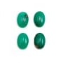 Cabochon de chrysoprase,de forme ovale,10x14mm x 1pc