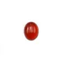 Cabochon cornaline ovale 7x9mm x 4pcs