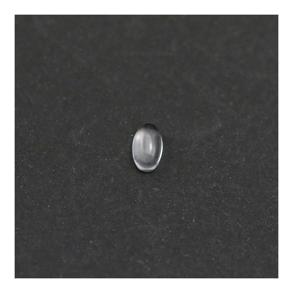 Cabochon cristal de roche oval 3x5mm x 4pcs
