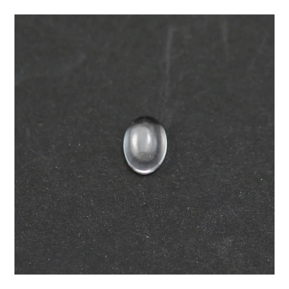 Cabochon cristal de roche oval 5x7mm x 4pcs