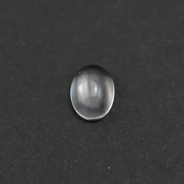 Cabochon cristal de roche oval 7x9mm x 4pcs