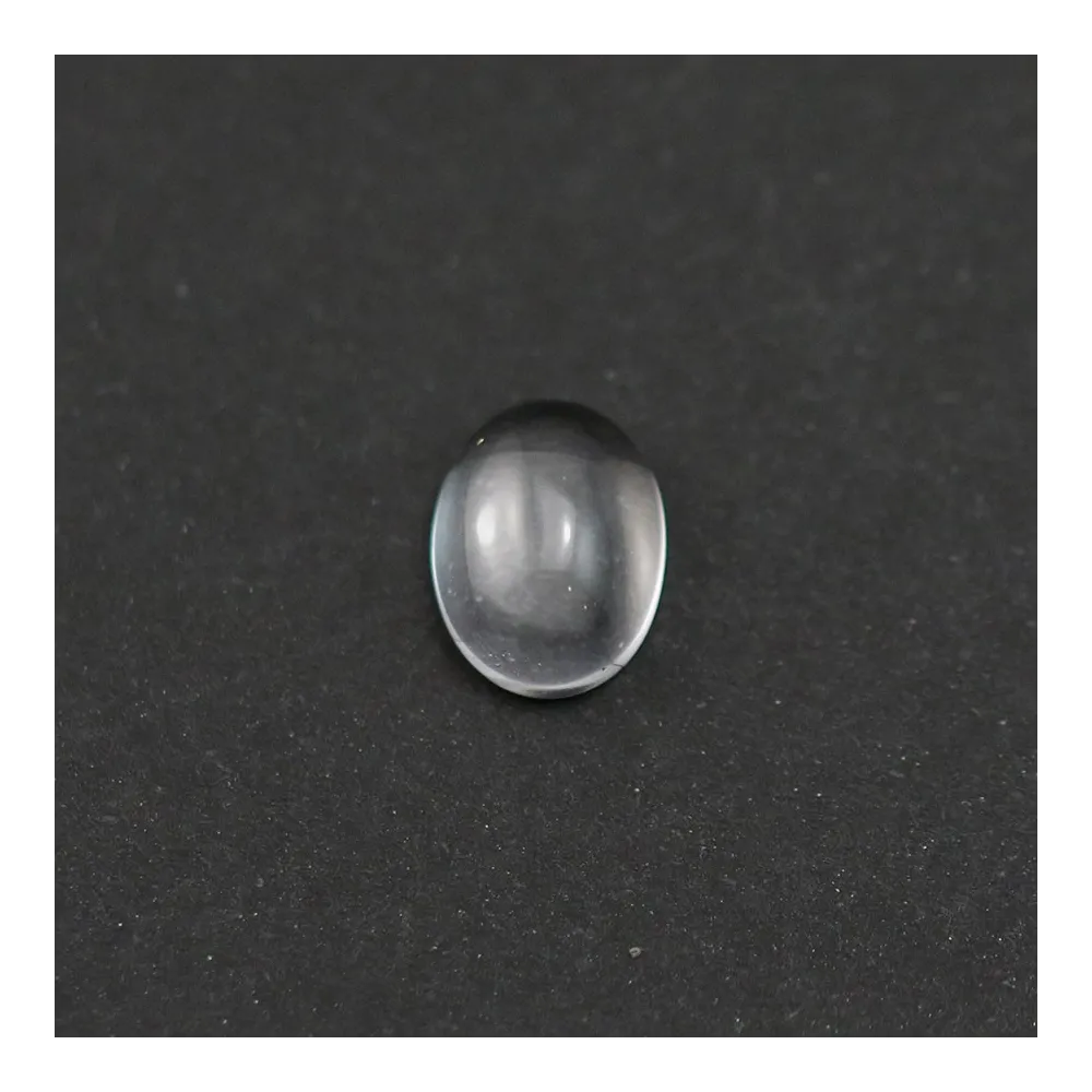 Cabochon cristal de roche oval 7x9mm x 4pcs