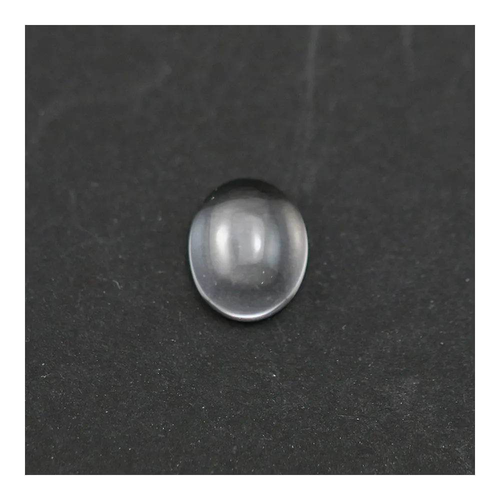 Cabochon cristal de roche ovale 8x10mm x 4pcs