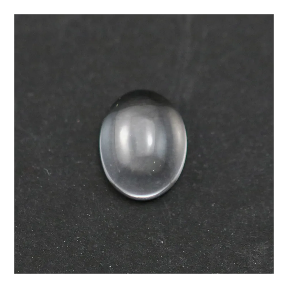 Cabochon cristal de roche oval 10x12mm x 2pcs
