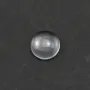 Cabochon Rose Quartz Flat-round 4mm x 10pcs