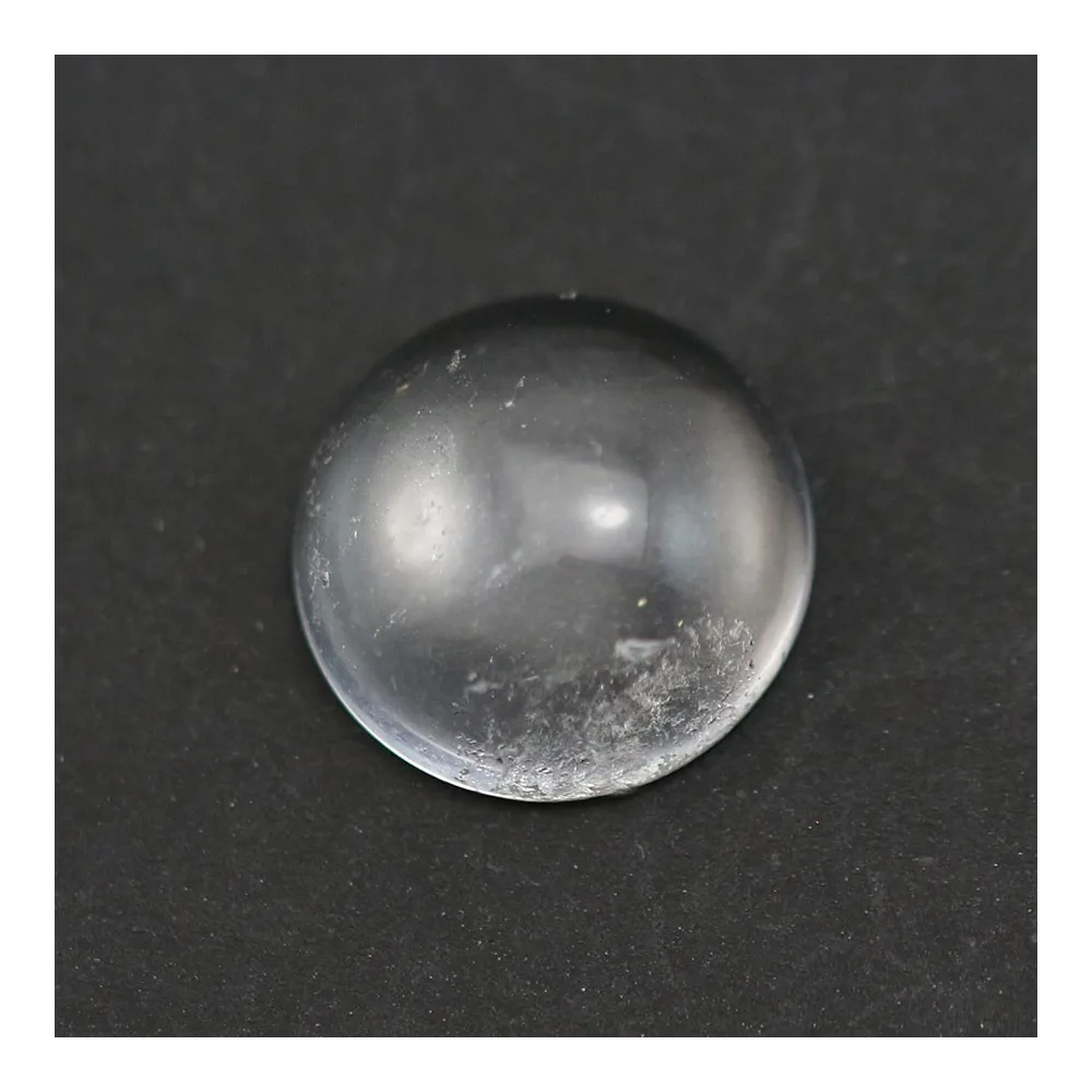 Cabochon Rose Quartz Flat-round 4mm x 10pcs