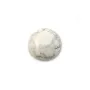 Cabochon howlite round 4mm x 5pcs