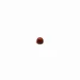 Red jasper cabochon, in round shape, 2mm x 4 pcs