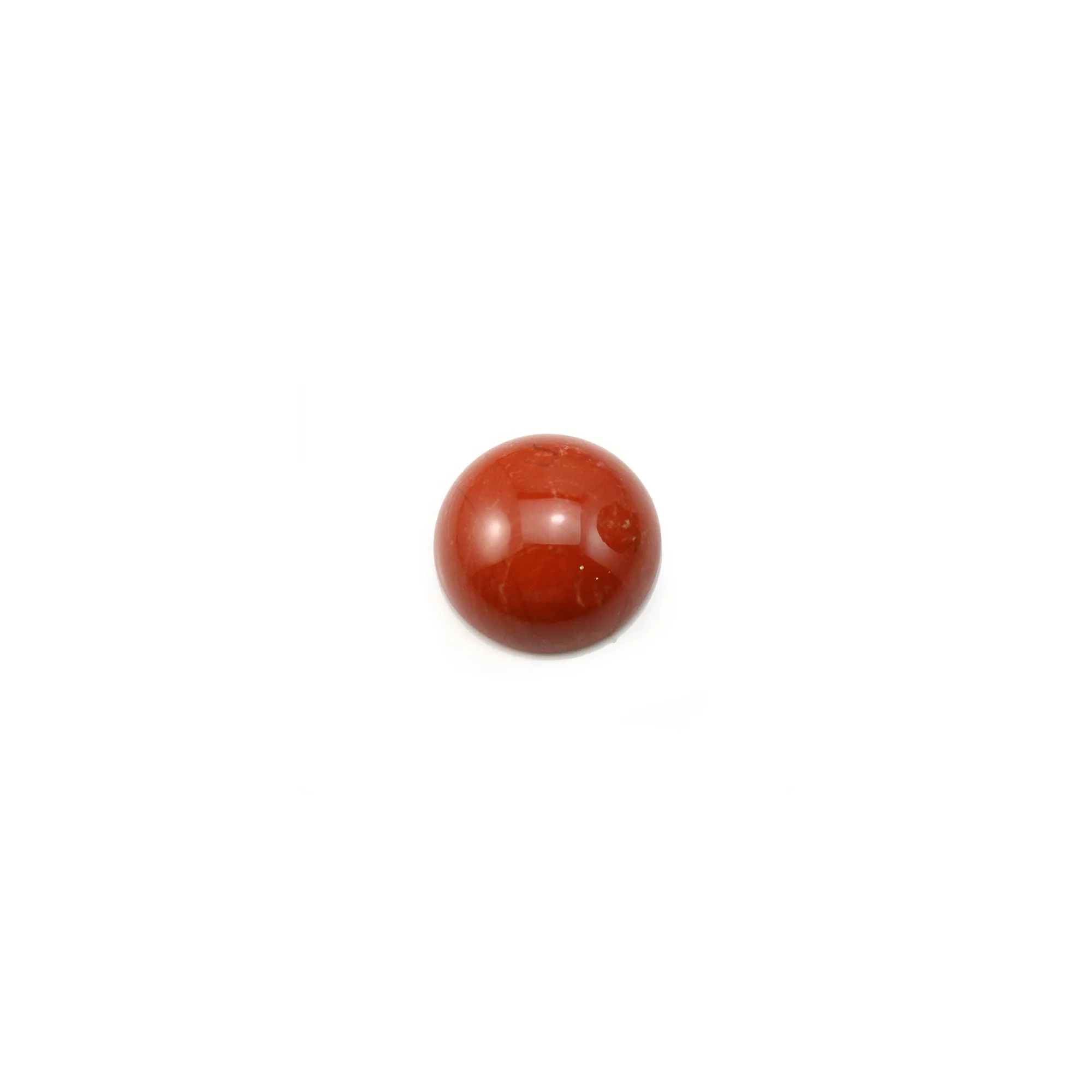 Cabochon Ovale En Jaspe Rouge 18x13mm - Pierre Semi-précieuse Pour Bijouterie, Création, Neuf