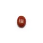 Red jasper cabochon, in oval shape, 6 * 8mm x 4 pcs