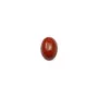 Cabochon de jaspe rouge, de forme ovale, 5 * 7mm x 4pcs