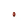 Cabochon de jaspe rouge, de forme ovale, 3 * 5mm x 4pcs
