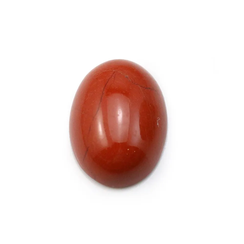 Cabochon jaspe, de forme ovale, 13x18mm x 2pcs