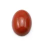 Cabochon jaspe, de forme ovale, 13x18mm x 2pcs