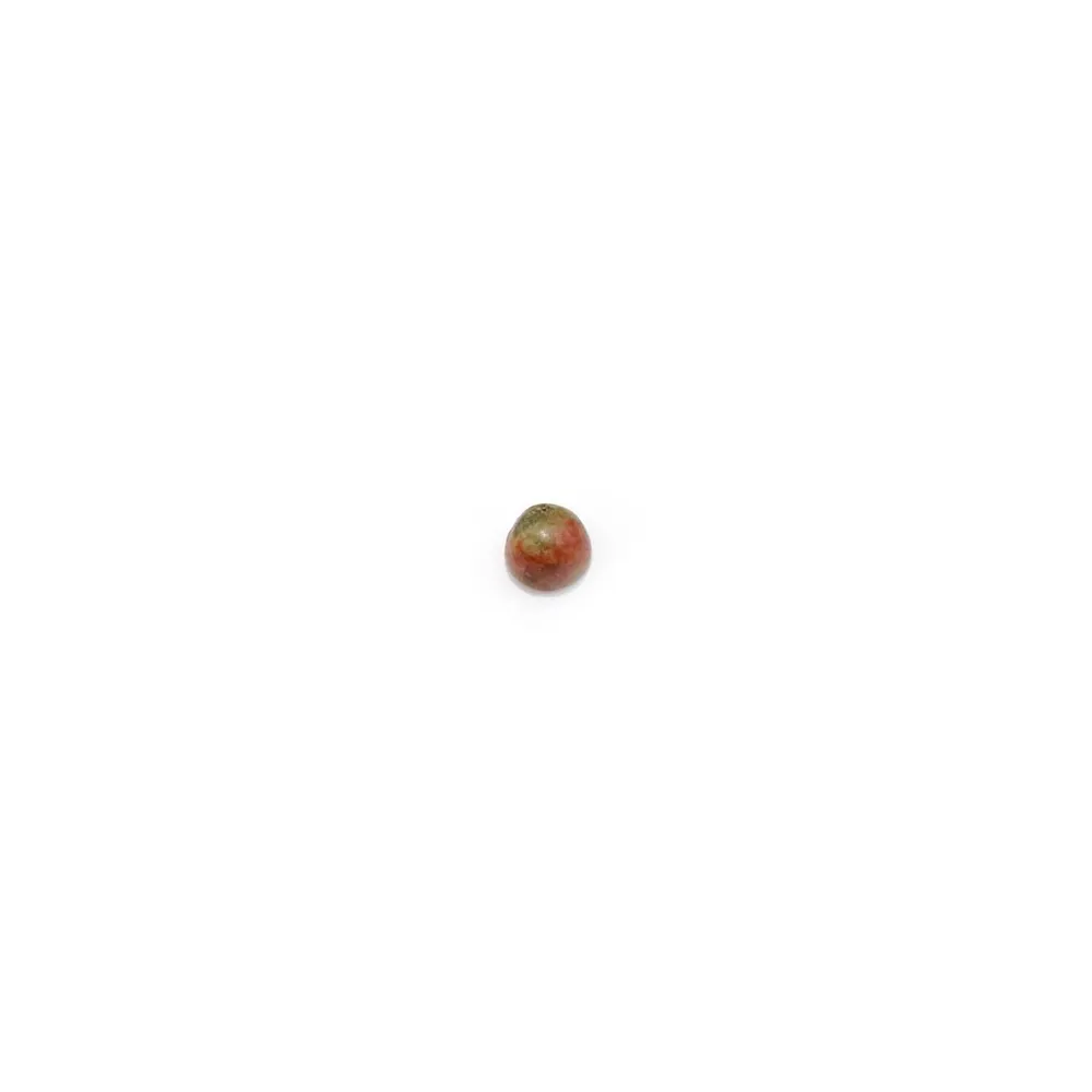 Cabochon of crystal rock, in round shape, 2mm x 4 pcs