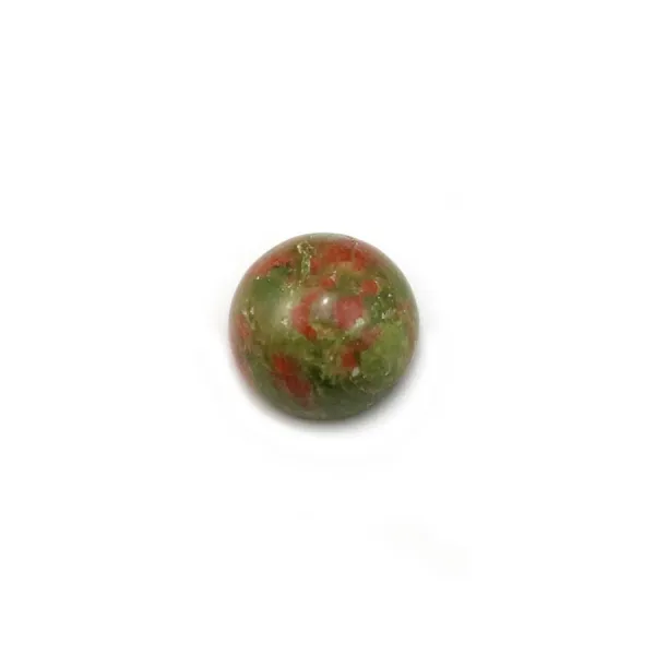 Cabochon of crystal rock, in round shape, 2mm x 4 pcs