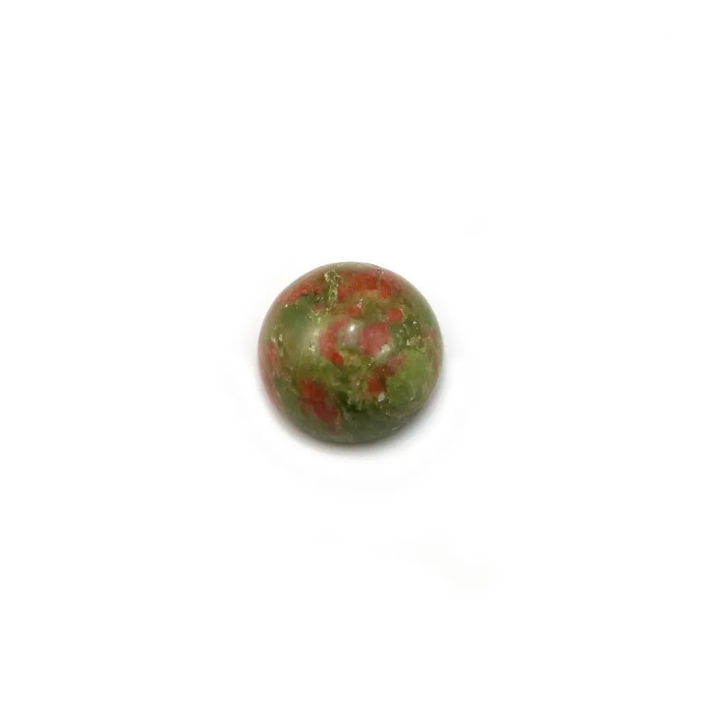Cabochon d'unakite, de forme ronde, 8mm x 4pcs