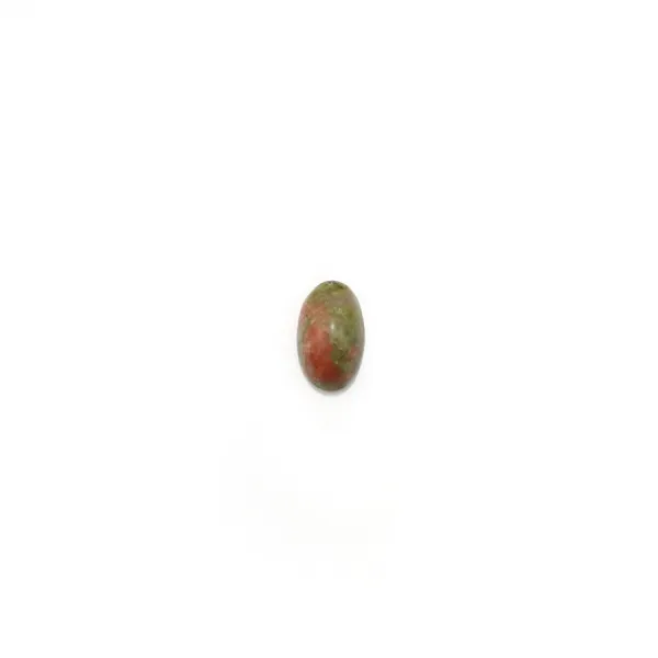 Cabochon d'unakite, de forme ovale, 3x5mm x 4pcs