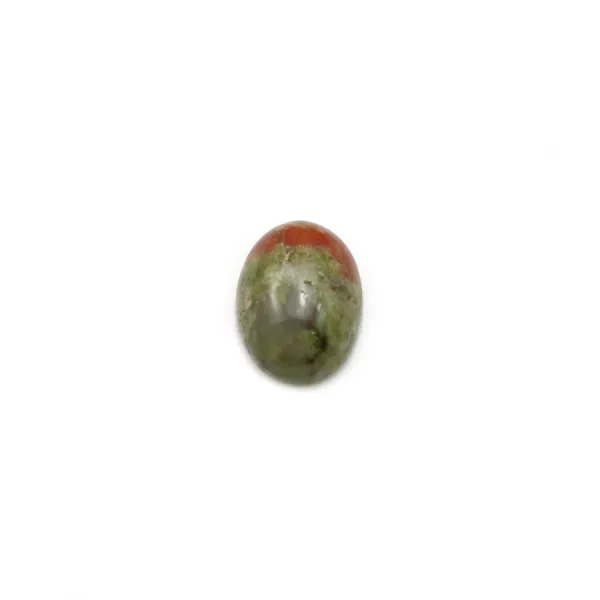 Cabochon d'unakite, de forme ovale, 6x8mm x 4pcs