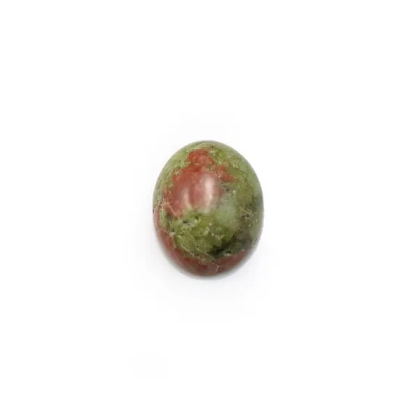 Cabochon d'unakite, de forme oval, 8x10mm x 4pcs
