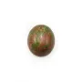 Cabochon d'unakite, de forme oval, 10x12mm x 4pcs