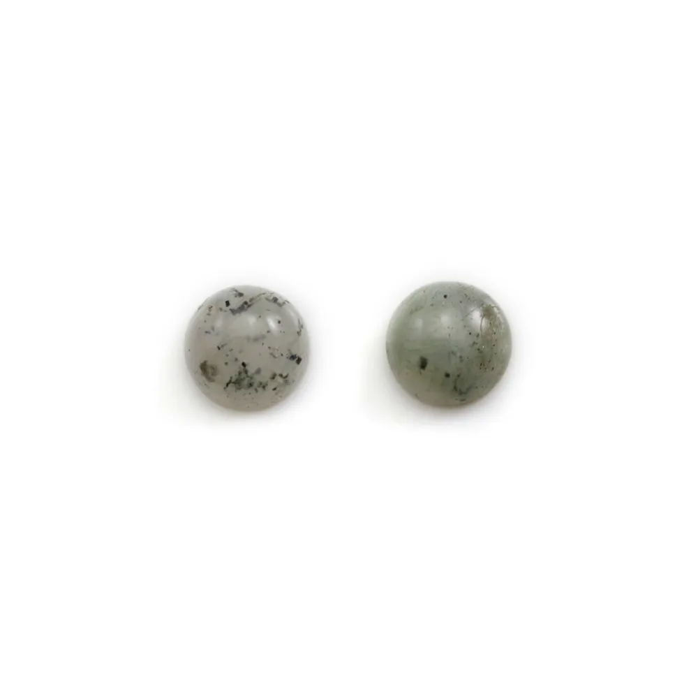 Cabochon labradorite rond 8mm x 1pc