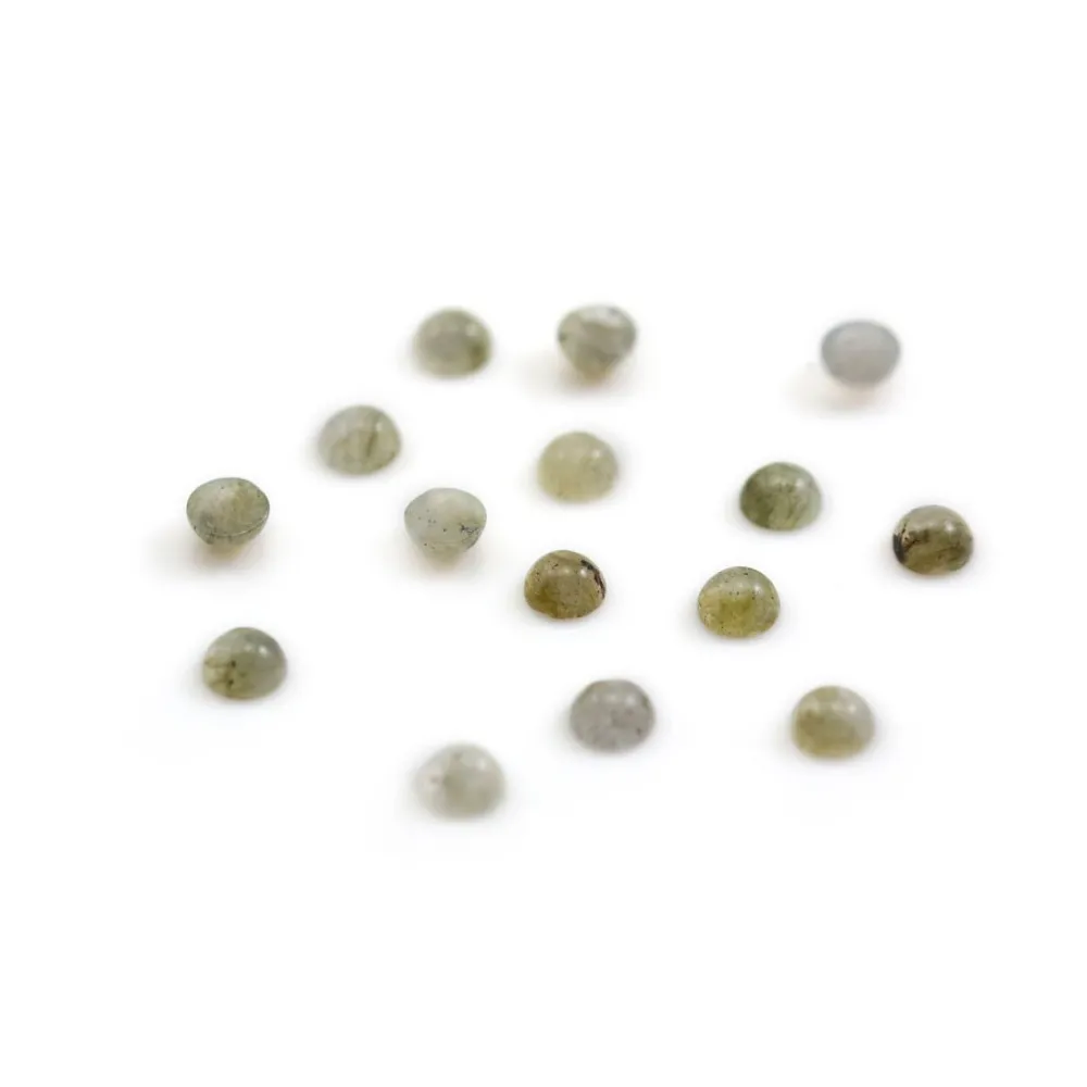 Cabochon labradorite rond 8mm x 1pc