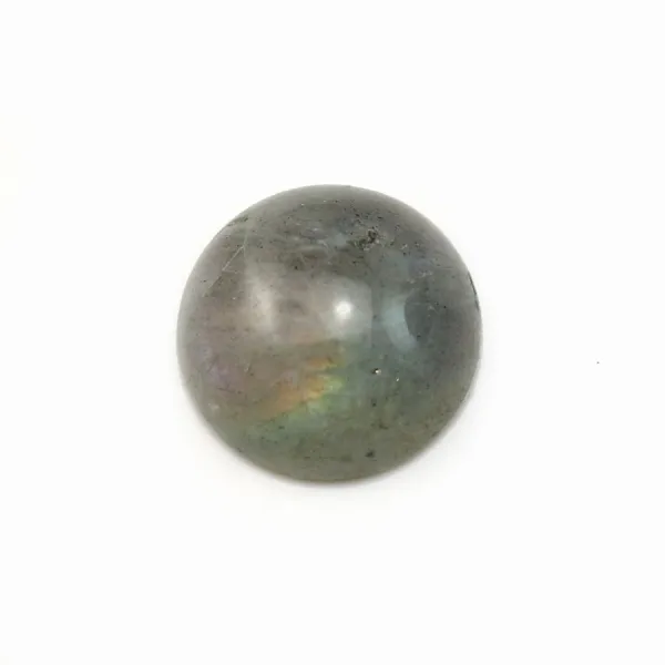 Cabochão redondo de labradorite 14 mm x 1 unidade