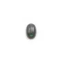 Cabochon de labradorite, de forme ovales 5x7mm x 1pc