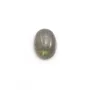 Cabochon de labradorite, de forme ovale, 9x12mm x 2pcs