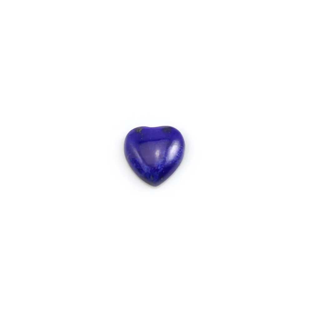 Cabochon Lapis-lazuli coeur 8mm x 2pcs