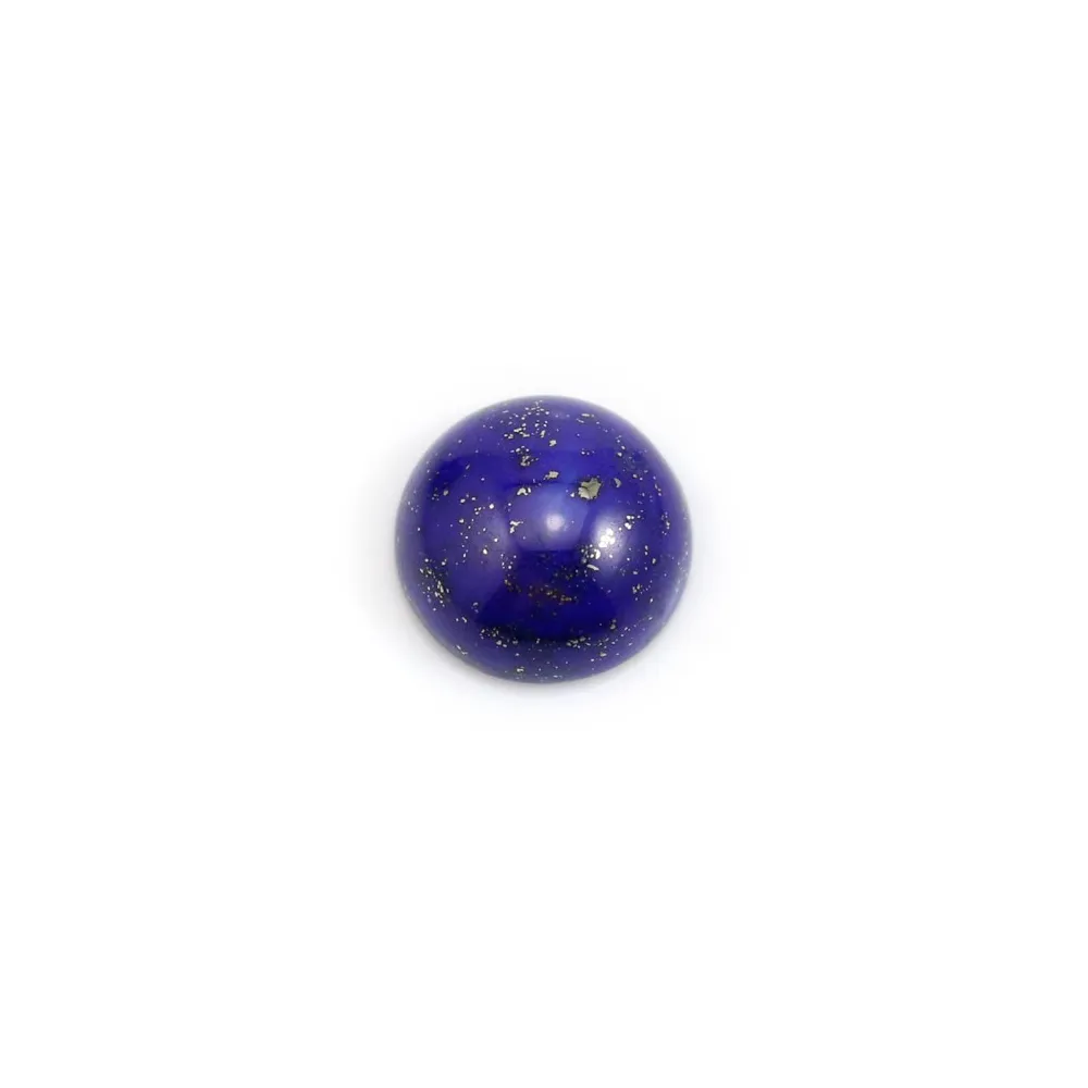 Cabochon lapis-lazuli rond 12mm x 1pc